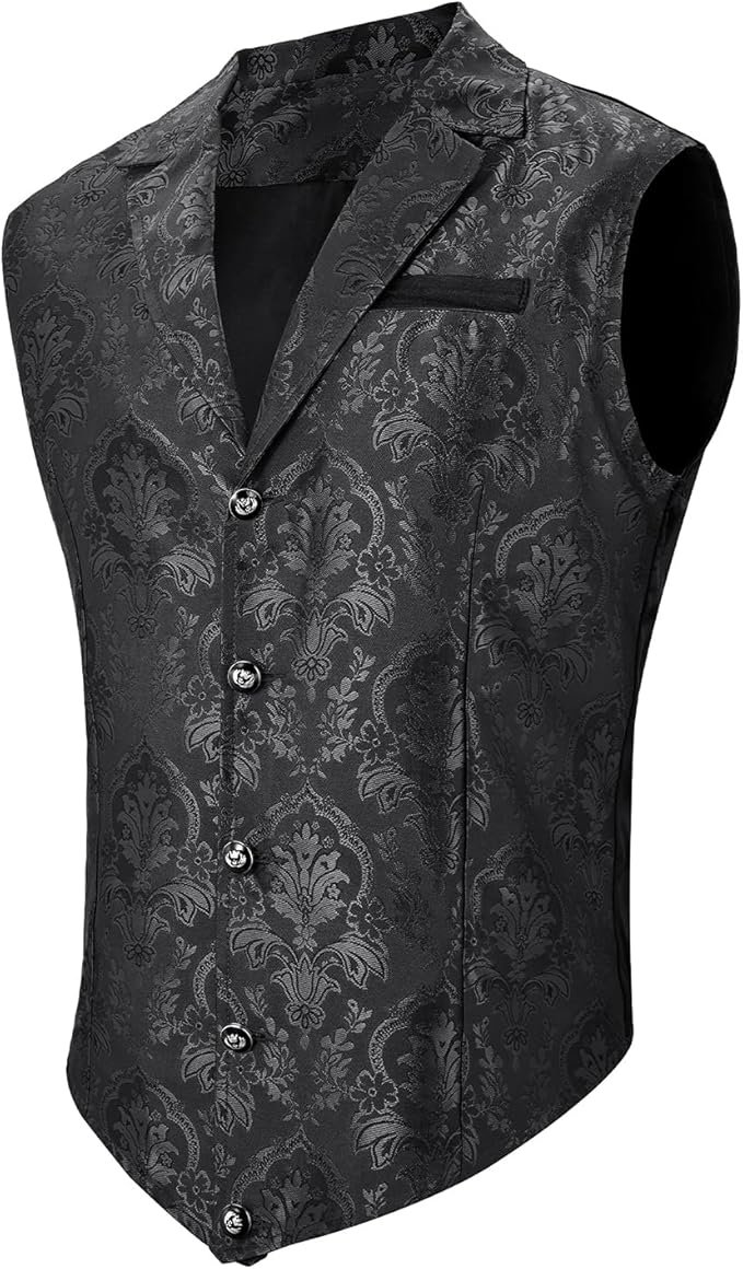Men's Suit Vest Victorian Suit Steampunk Gothic Waistcoat